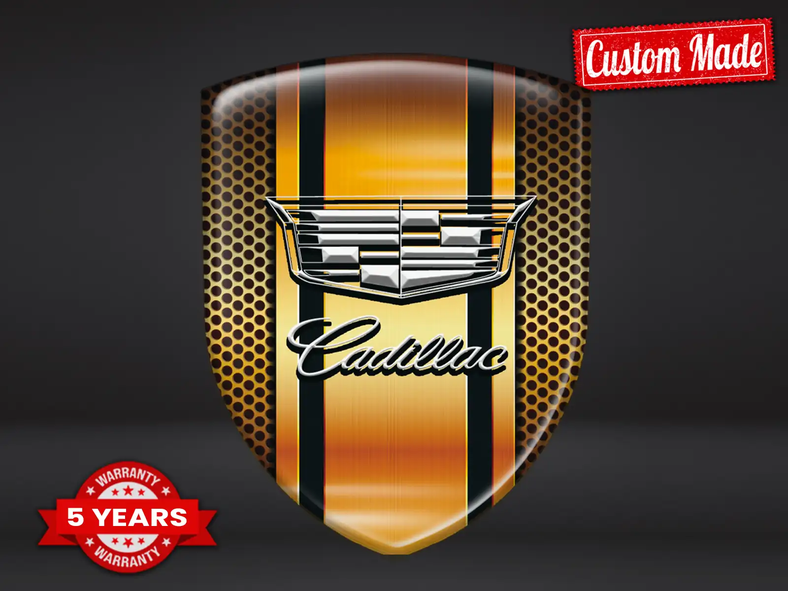 Cadillac Domed Emblem Performance Max Stilvoll Langlebig Pro